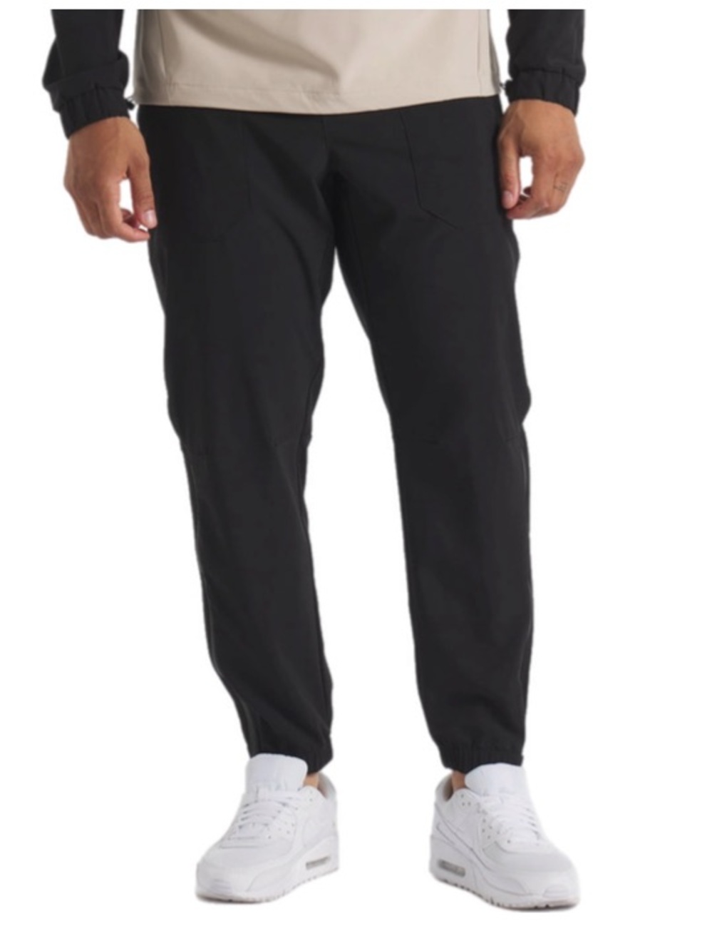UNRL DWR Track Pants Golf Jogger Black Water Resistant Windproof Mens S NWOT